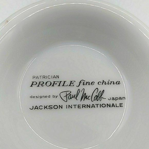 2 Sets Jackson International Cups & Saucers. MCM. - Picture 4 of 8